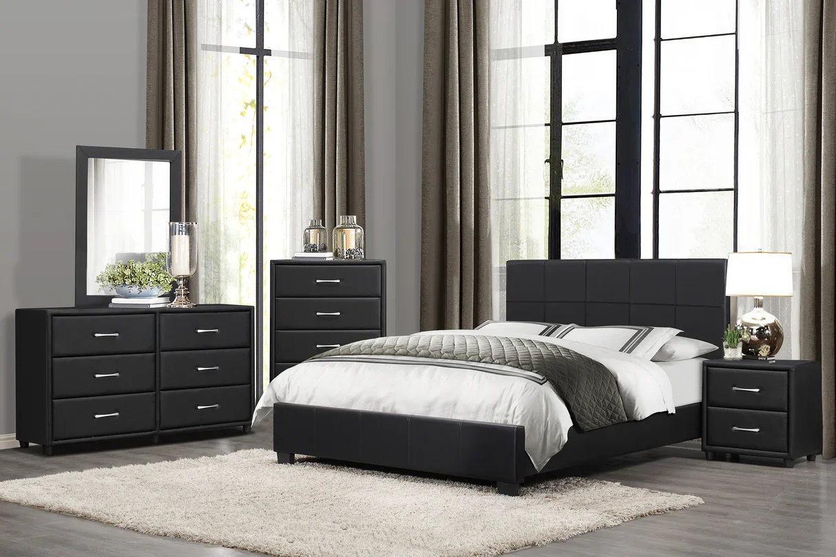 Lorenzi Black Bedroom set